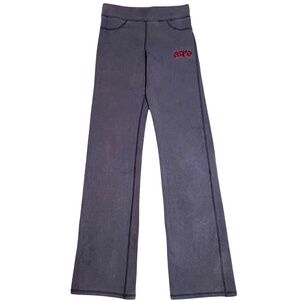 Women's Canadian RCMP Elite Faded Navy Stretch Flare Leggings L